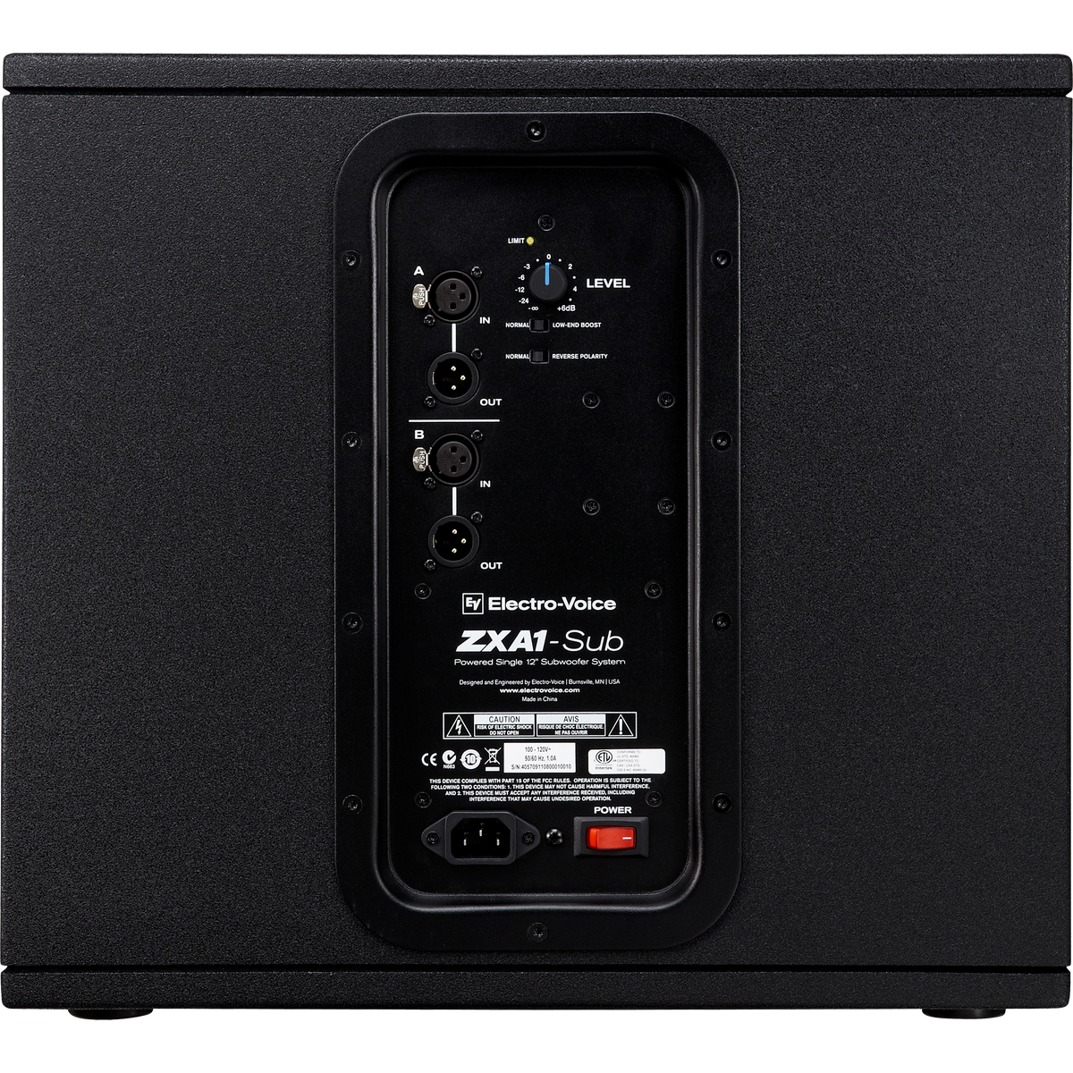 Electro-Voice ZXA1-SUB 700W 12-Inch Powered Subwoofer | The DJ Hookup