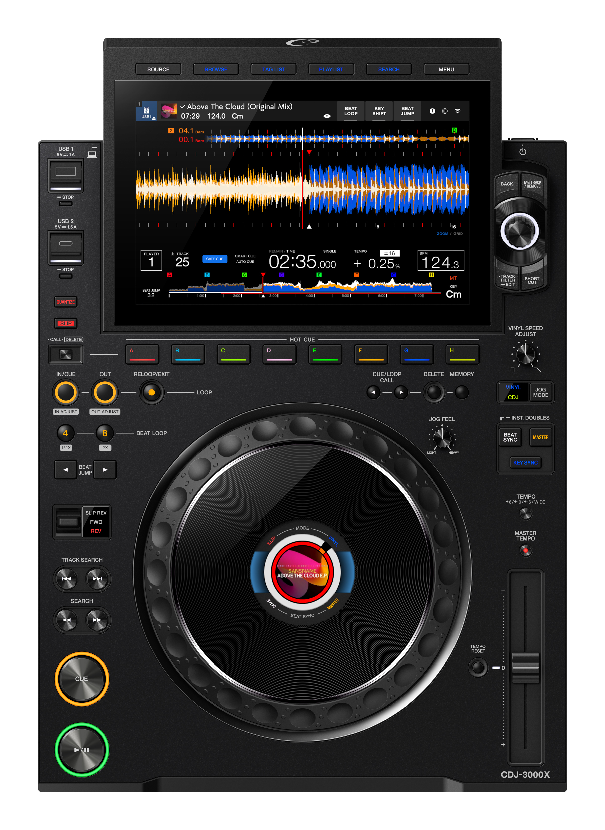 AlphaTheta CDJ-3000X - Flagship DJ Player @ The DJ Hookup