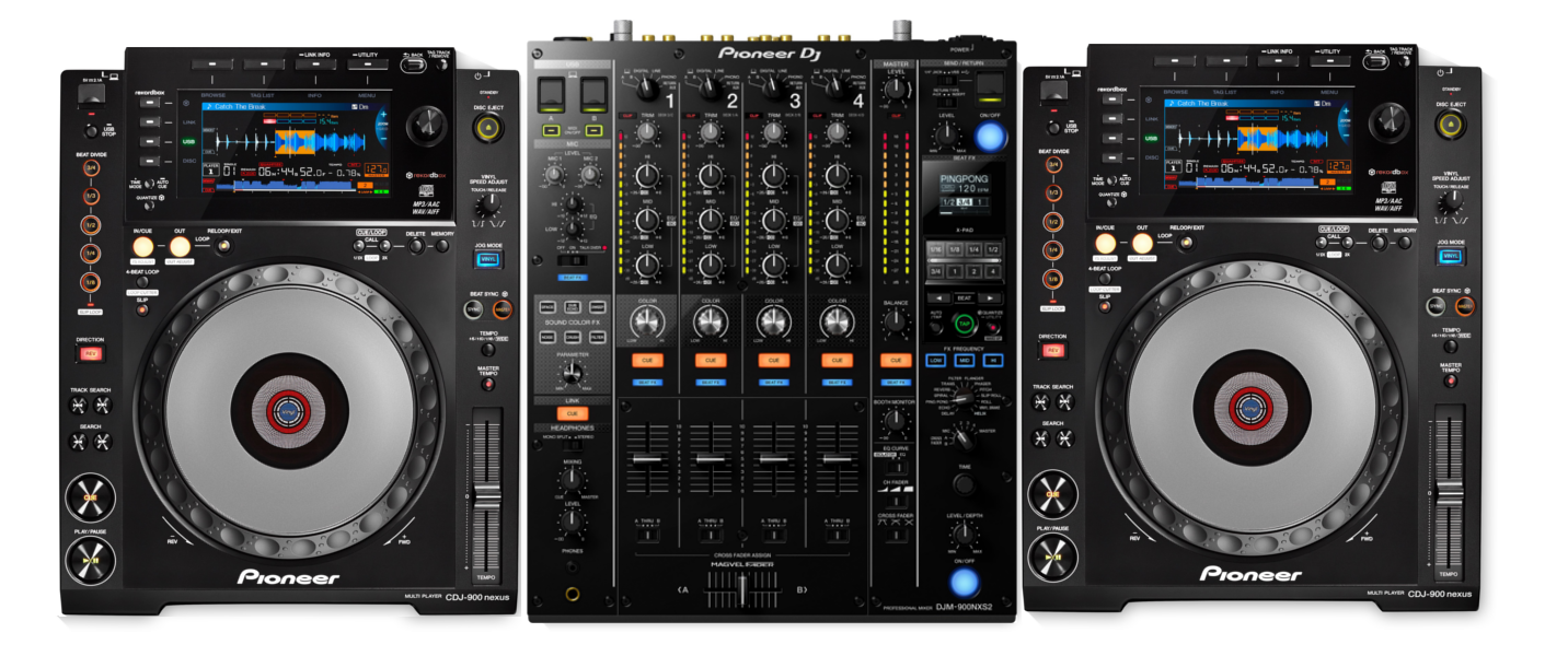 Pioneer DJ CDJ-900 Nexus + Pioneer DJ DJM-900 NXS2 Bundle Deal 