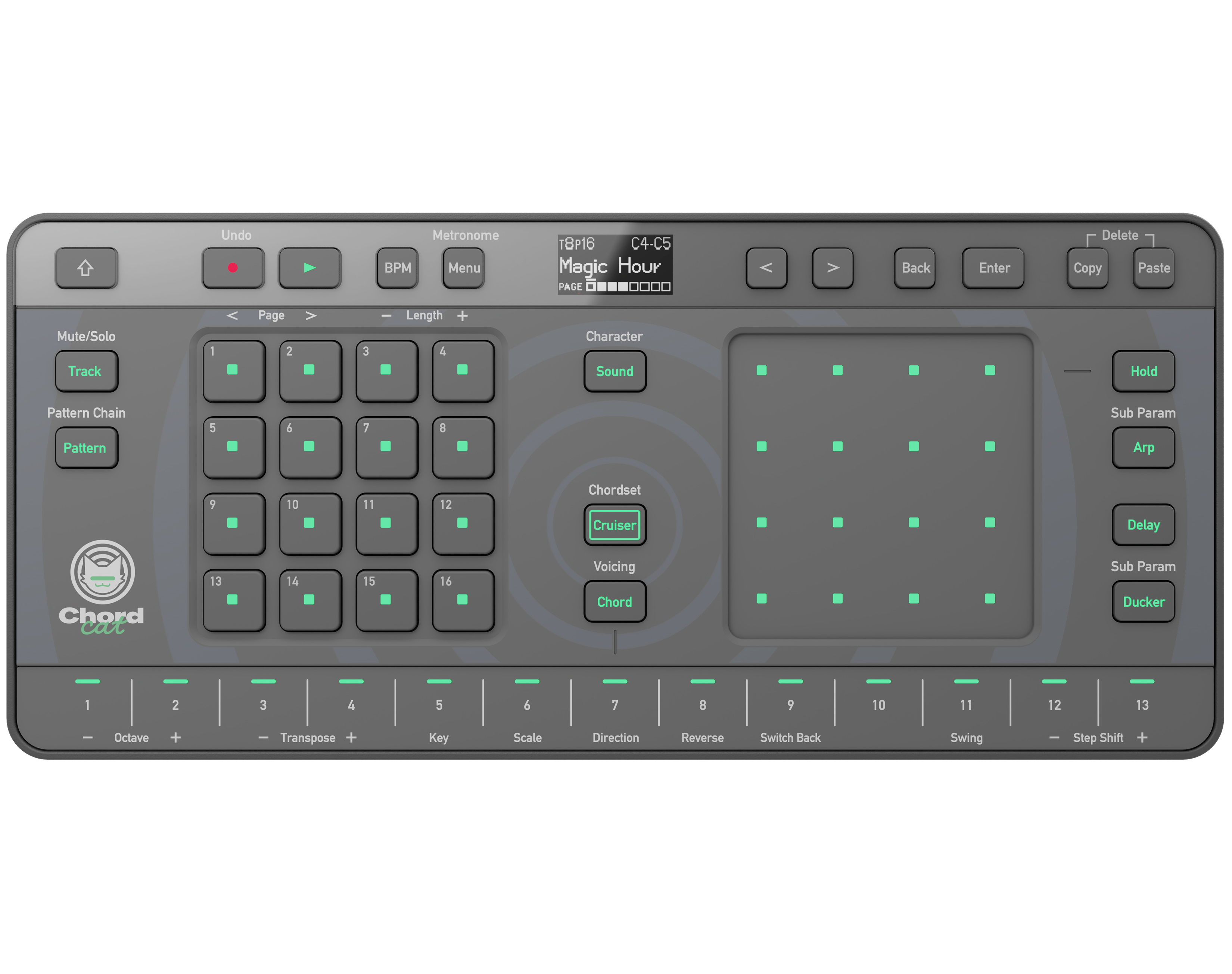 AlphaTheta CHORDCAT - 8-Track Groovebox @ The DJ Hookup