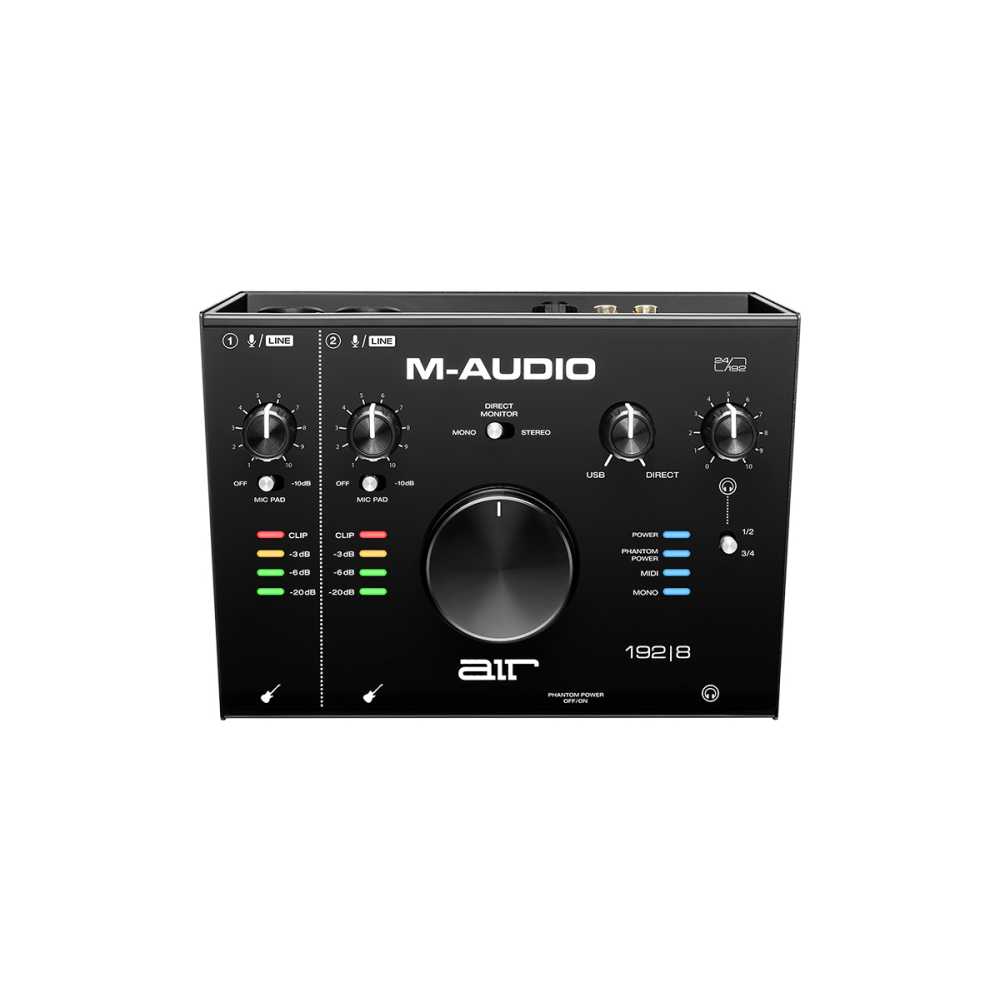 M-Audio AIR 192|8 - 2-In/4-Out 24/192 Audio MIDI Interface