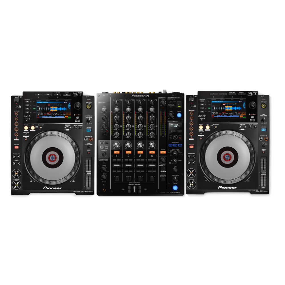 thermometer Invloedrijk Transparant Pioneer DJ CDJ-900 Nexus + Pioneer DJ DJM-750MK2 Mixer Bundle Deal @ The DJ  Hookup