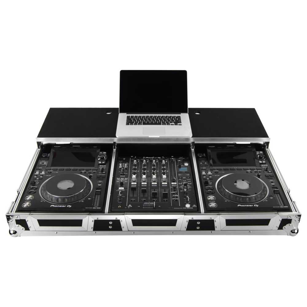 Odyssey FZGSP12CDJW2 - Universal 12″ Format DJ Mixer and Two Large