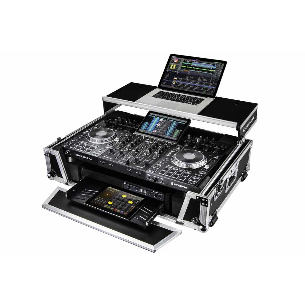 Odyssey FZGSPRIME4W2 - Denon Prime 4 Flight Case @ The DJ Hookup