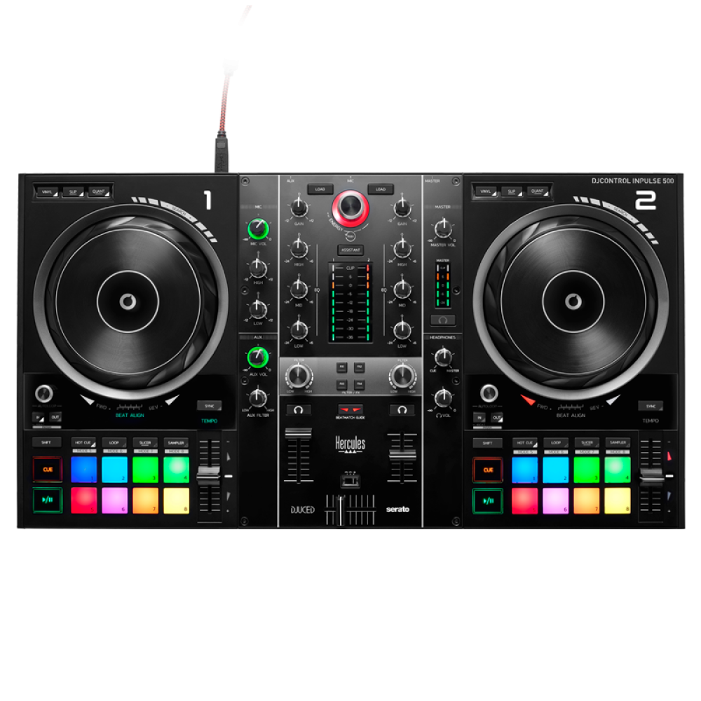 DJ機材 Hercules Open Box Hercules DJ DJControl Inpulse 500 White Edition