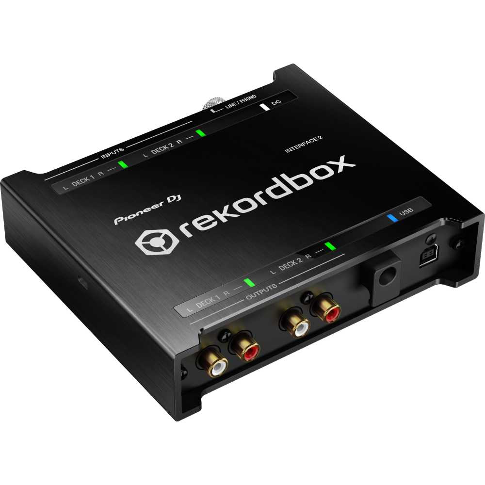 Pioneer DJ INTERFACE 2 - Audio Interface with rekordbox DJ and DVS