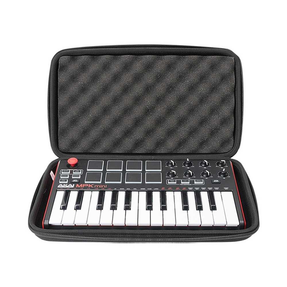 Khanka Hard Travel Case for AKAI Professional MPK Mini MK3 25 Key USB MIDI Keyboard Controller