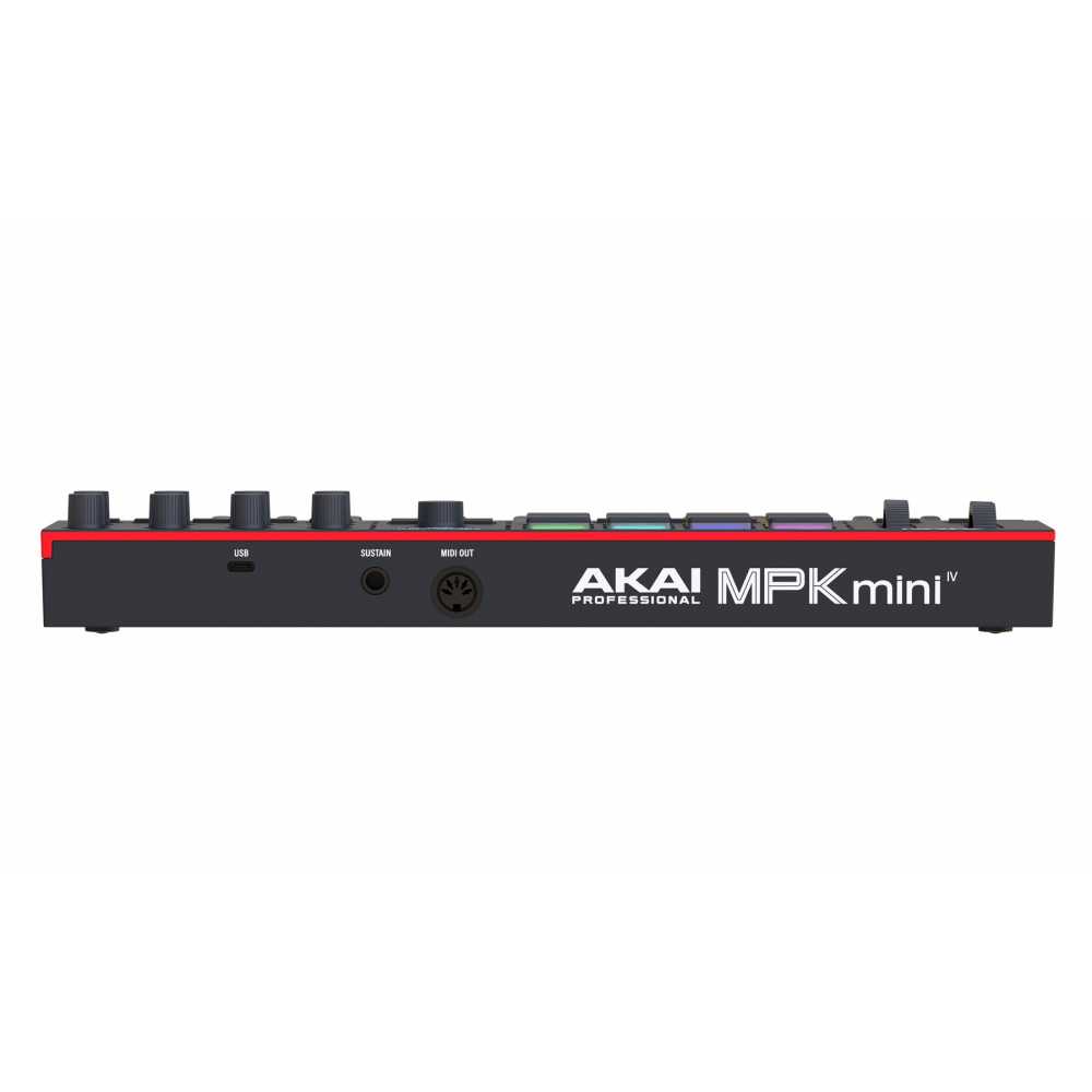 Akai MPK Mini IV - Compact Keyboard and PAD/MIDI Controller