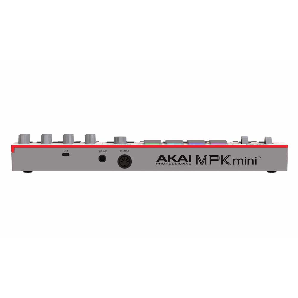 Akai MPK Mini IV - Compact Keyboard and PAD/MIDI Controller
