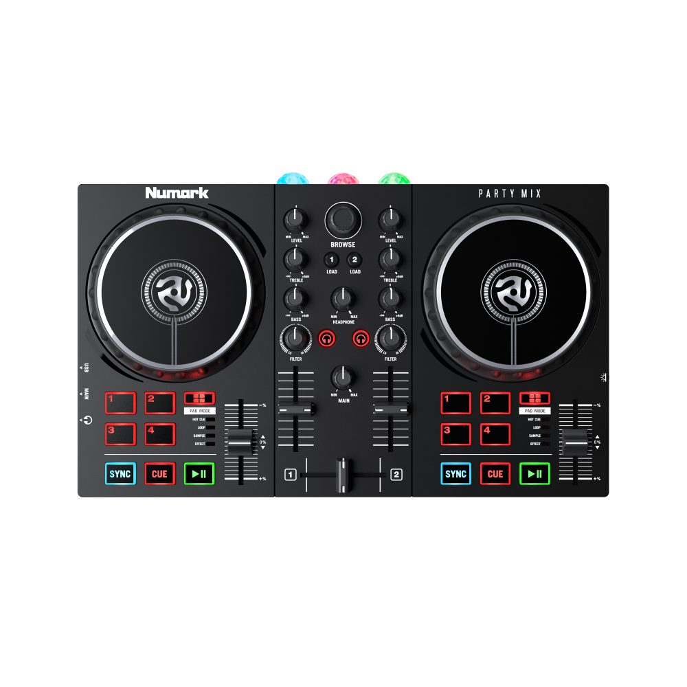 Numark Party Mix II - DJ Controller with Built-In Light Show