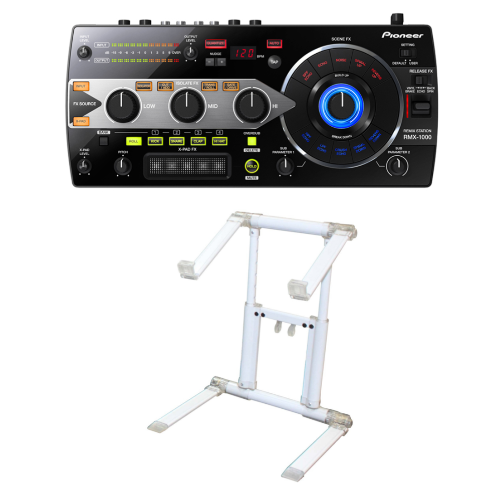 Pioneer DJ RMX-1000 + Odyssey L Stand 360 Ultra Stand Bundle @ The 