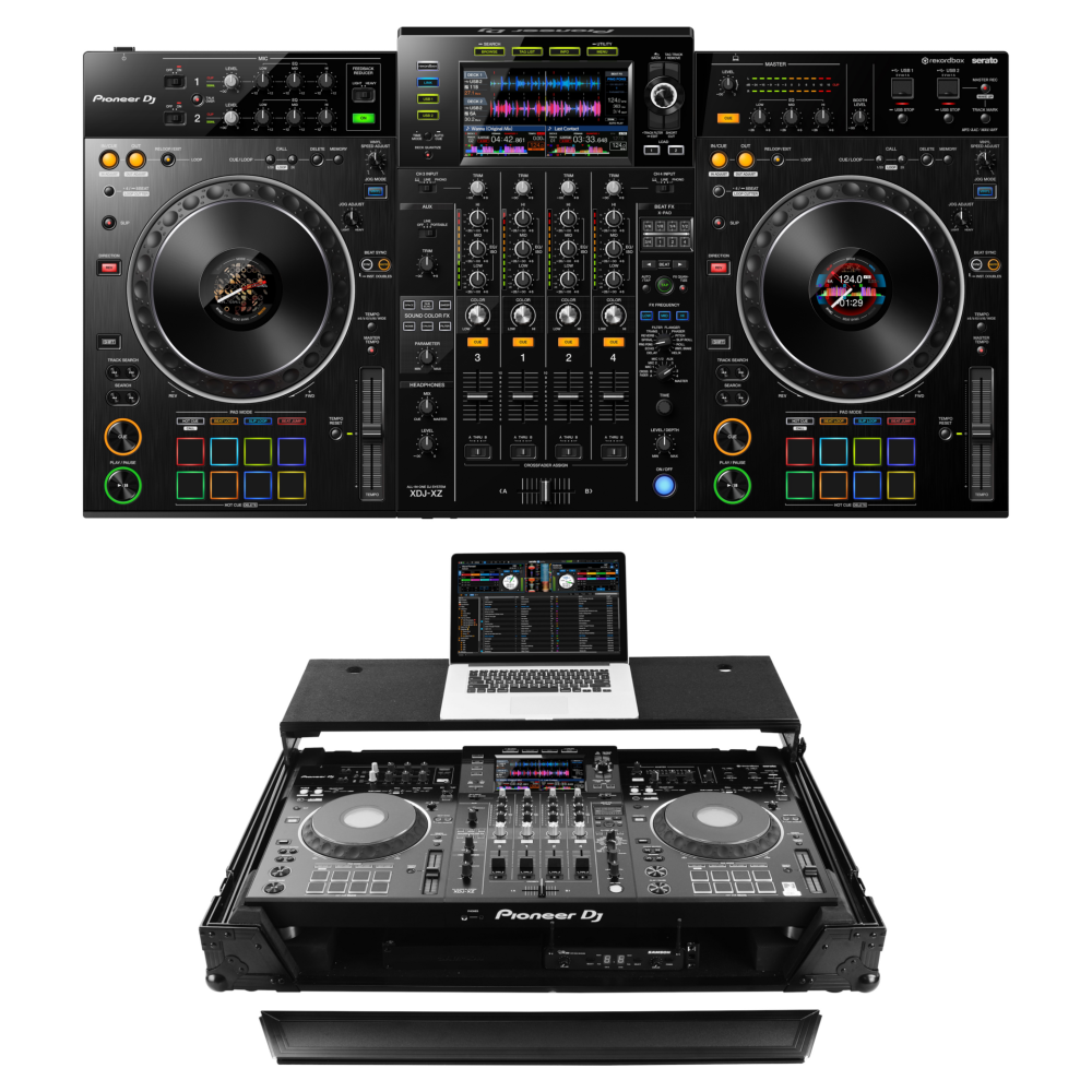 Pioneer DJ XDJ-XZ + Odyssey FZGSXDJXZW1BL Case Bundle @ The DJ Hookup