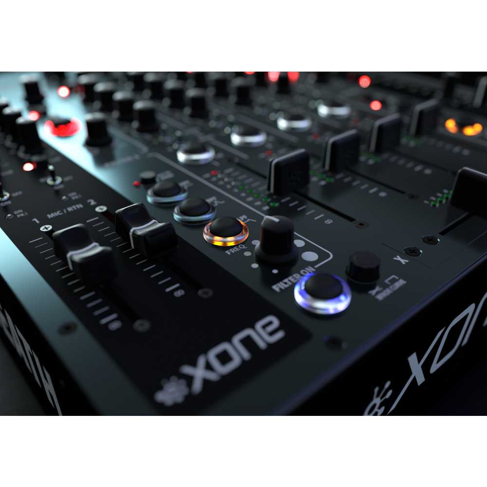Allen & Heath Xone:92 MK2 - Analog 4-channel DJ Mixer @ The DJ Hookup