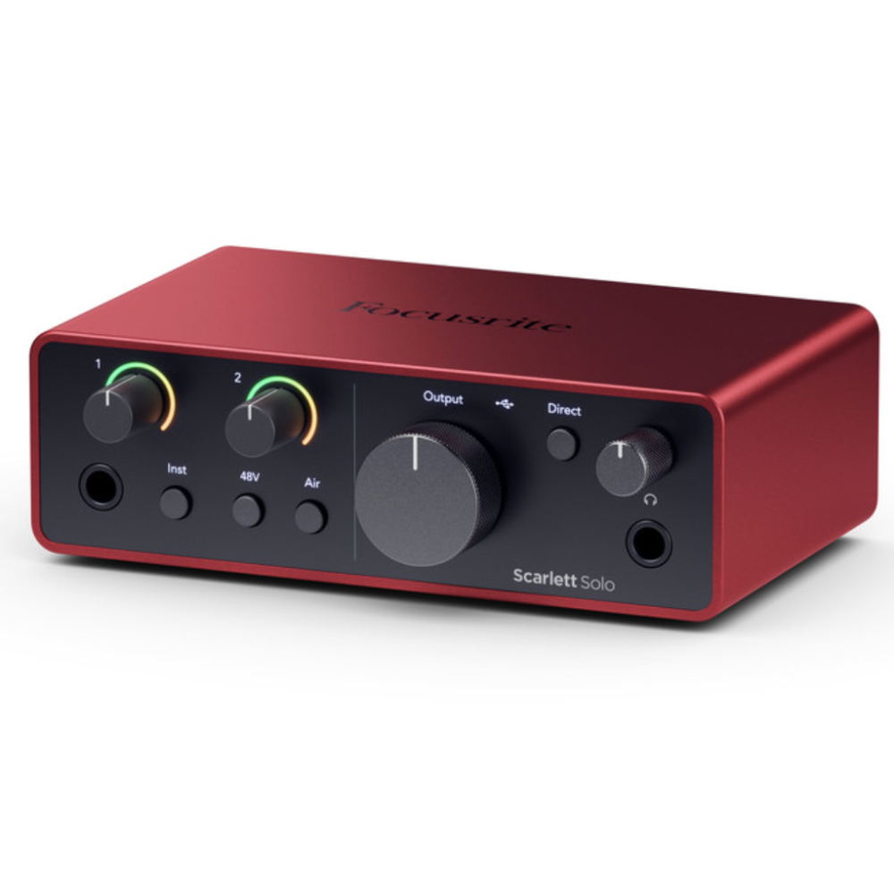 Focusrite Scarlett Solo (4th Generation) - The Songwriter's 2-in