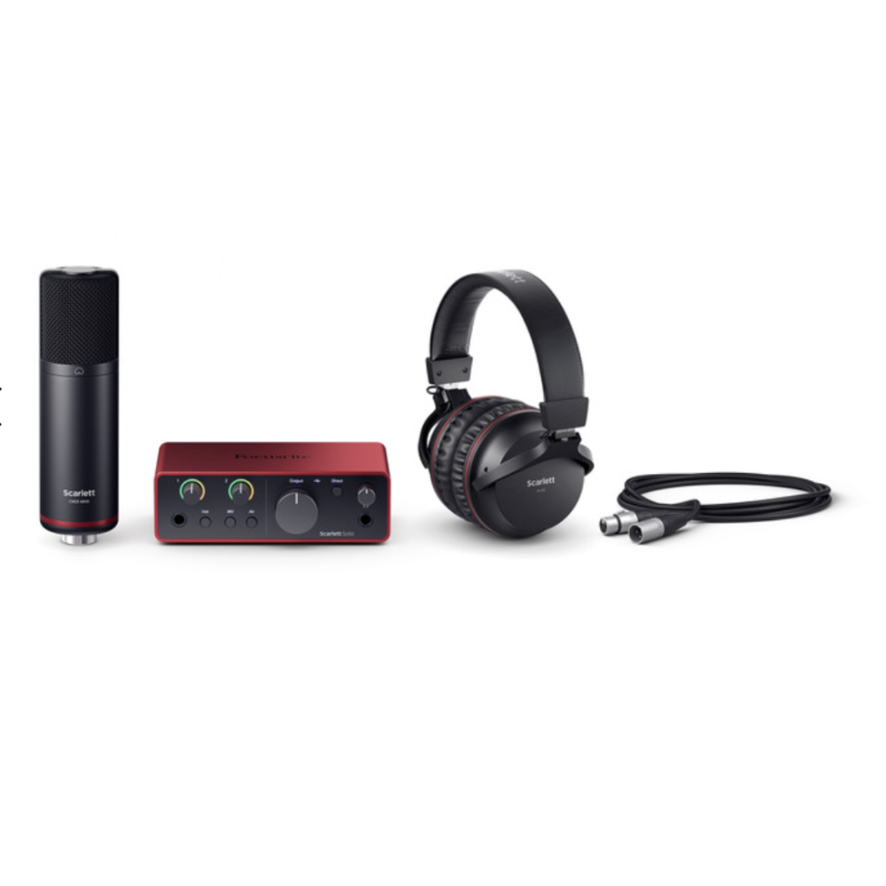 Focusrite Scarlett Solo Studio (4th Generation) @ The DJ Hookup