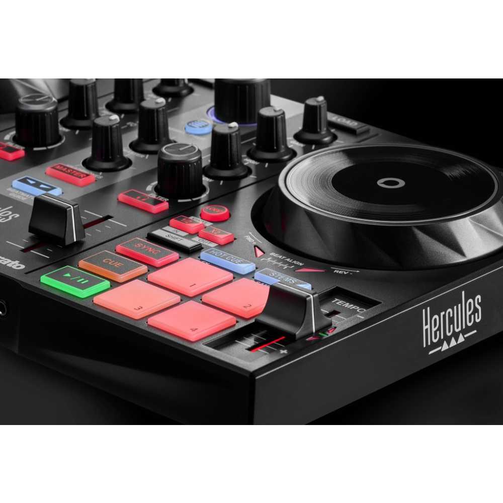 Hercules DJControl Inpulse200 DJコントローラー Amazon.com: Hercules DJControl Inpulse 200 MK2 Arctic Blue