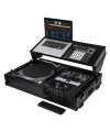 Odyssey FZGS1BM10WBL - Black Label Coffin, Fits 10" Format DJ Mixer & Turntable In Battle Position