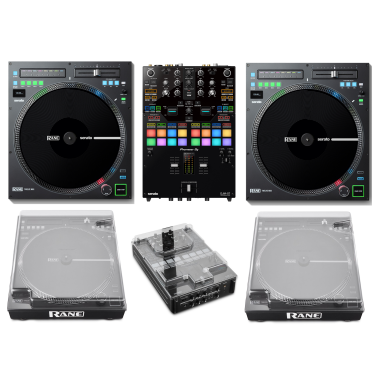 Pioneer DJ DJM-S7 Mixer + Rane Twelve MKII and Covers Bundle @ The