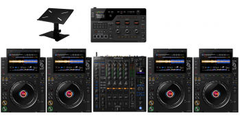 4x AlphaTheta CDJ-3000X + Pioneer DJ DJM-A9 + RMX-IGNITE and Stand Bundle