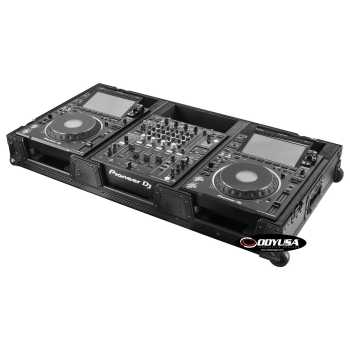 Odyssey 810158 - Industrial Board Case Fitting Most 12″ DJ Mixers and Two Pioneer CDJ-3000 