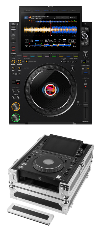 AlphaTheta CDJ-3000X + Odyssey FZ3000X Flight Case Bundle