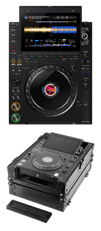 AlphaTheta CDJ-3000X + Odyssey FZ3000XBL Flight Case Bundle