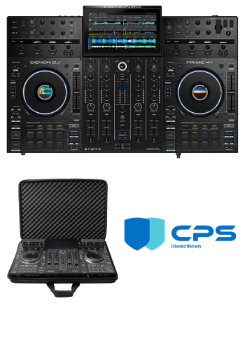 Denon DJ Prime 4+ "PROtection" Bundle with Case and 2 Year Accidental Warranty