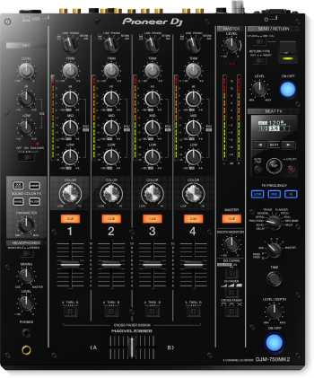 Pioneer DJ DJM-750MK2 - Professional 4-Channel Mixer