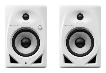 Pioneer DJ DM-50D-W (Pair, White) - Open Box