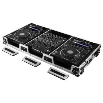 Odyssey FZ12CDJWXD2 - Extra Deep DJ Coffin Case for 12″ Format DJ Mixer and Two Media Players - Final Clearance!