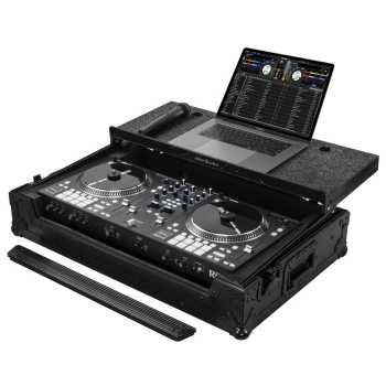 Odyssey FZGSRANEONEWBL - Rane ONE/ONE MKII Flight Case in Black with Patented Glide Platform