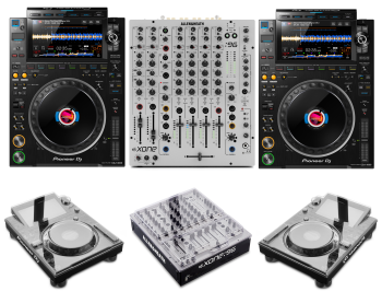 Pioneer DJ CDJ-3000 + Allen & Heath XONE:96 and Decksaver Covers Bundle
