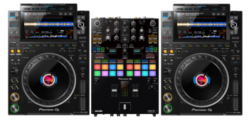 Pioneer DJ CDJ-3000 Multi Players + Pioneer DJ DJM-S7 Mixer Bundle