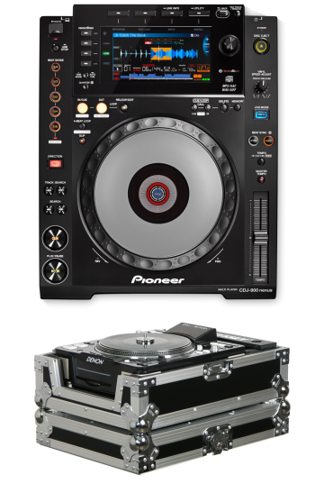 Pioneer DJ CDJ-900 Nexus + Odyssey FZCDJ Case Bundle Deal