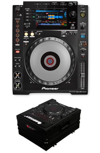 Pioneer DJ CDJ-900 Nexus + Odyssey FZCDJBL Case Bundle Deal