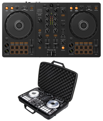 Pioneer DJ DDJ-FLX4 + Odyssey BMSUNI1 Bag Bundle