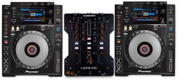 2x Pioneer DJ CDJ-900 NEXUS Players + Allen & Heath Xone:23C Mixer Bundle