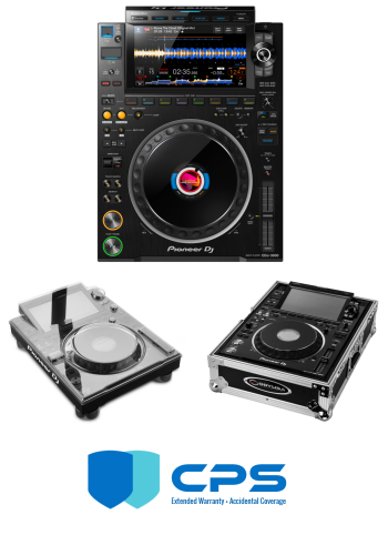 Pioneer DJ CDJ-3000 "PROtection" Bundle With Odyssey FZ3000, Decksaver Cover and 2 Year Accidental Coverage Warranty