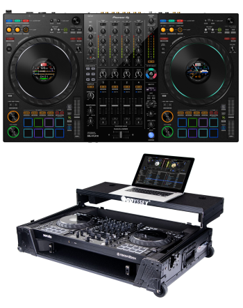 Pioneer DJ DDJ-FLX10 + Odyssey 810GSFLX101UM2 Case Bundle
