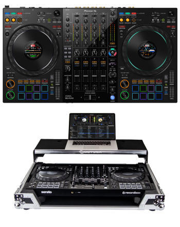 Pioneer DJ DDJ-FLX10 + Odyssey FZGSFLX10WM Case Bundle