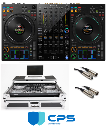 Pioneer DJ DDJ-FLX10 "PROtection" Bundle with Magma MGA41024, Cables and 2 Year Accidental Warranty