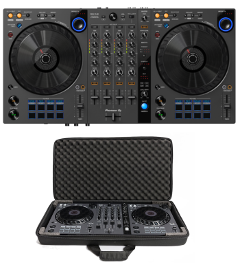 Pioneer DJ DDJ-FLX6-GT + Magma MGA48041 Case Bundle