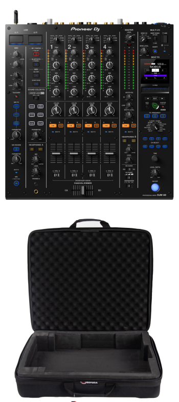 Pioneer DJ DJM-A9 + Odyssey BMDJMA9TOUR Case Bundle