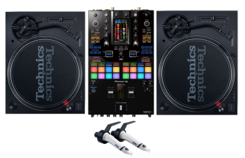 Pioneer DJ DJM-S11 "Scratch Bundle" with 2x Technics SL-1200 MK7 and Ortofon SCRATCH MKII Cartridges