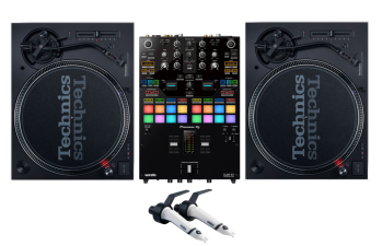Pioneer DJ DJM-S7 "Scratch Bundle" with 2x Technics SL-1200MK7 and Ortofon SCRATCH MKII Cartridges