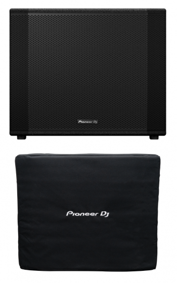 Pioneer DJ XPRS1182S Subwoofer + Pioneer DJ CVR-XPRS1182S Cover Bundle