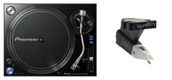Pioneer DJ PLX-1000 + Ortofon OM Q.Bert Cartridge Bundle