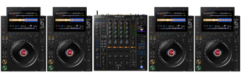 4x AlphaTheta CDJ-3000X + Pioneer DJ DJM-A9 Bundle