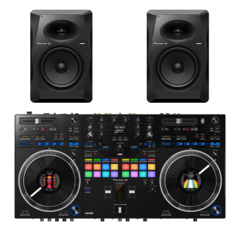Pioneer DJ DDJ-REV7 + 2x Pioneer VM-80 Monitors Bundle