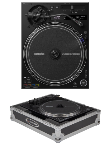 Pioneer DJ PLX-CRSS12 Turntable + Odyssey FZCRSS121200 Case Bundle